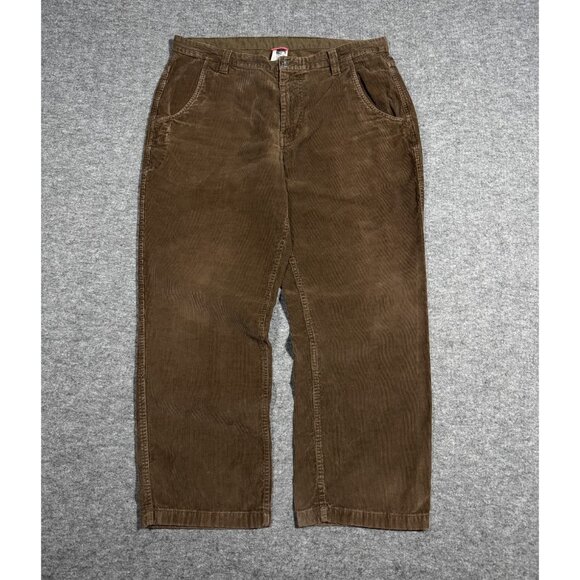The North Face Corduroy Pants Mens Size 38x30 Brown Straight Relaxed Fit - Picture 1 of 10
